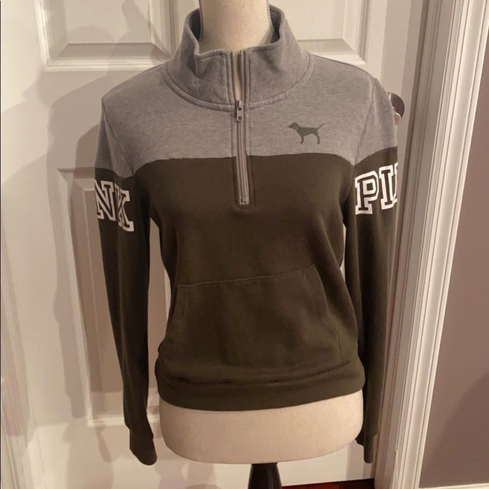 PINK Olive Zip Up
